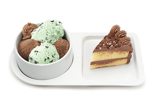 Uncommon Goods cake and ice cream tray